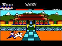 une photo d'Ã©cran de Yie Ar Kung Fu sur Amstrad CPC